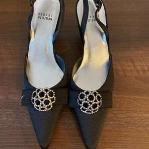 Never worn Stuart Weitzman Kitten Heels.